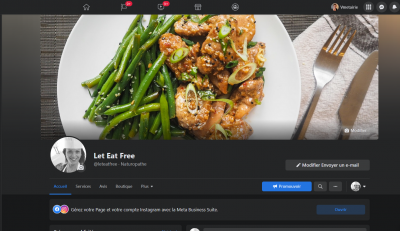 temoignage client, stratégie digitale, animation des posts de la page Facebook Let Eat Free, coach nutrition